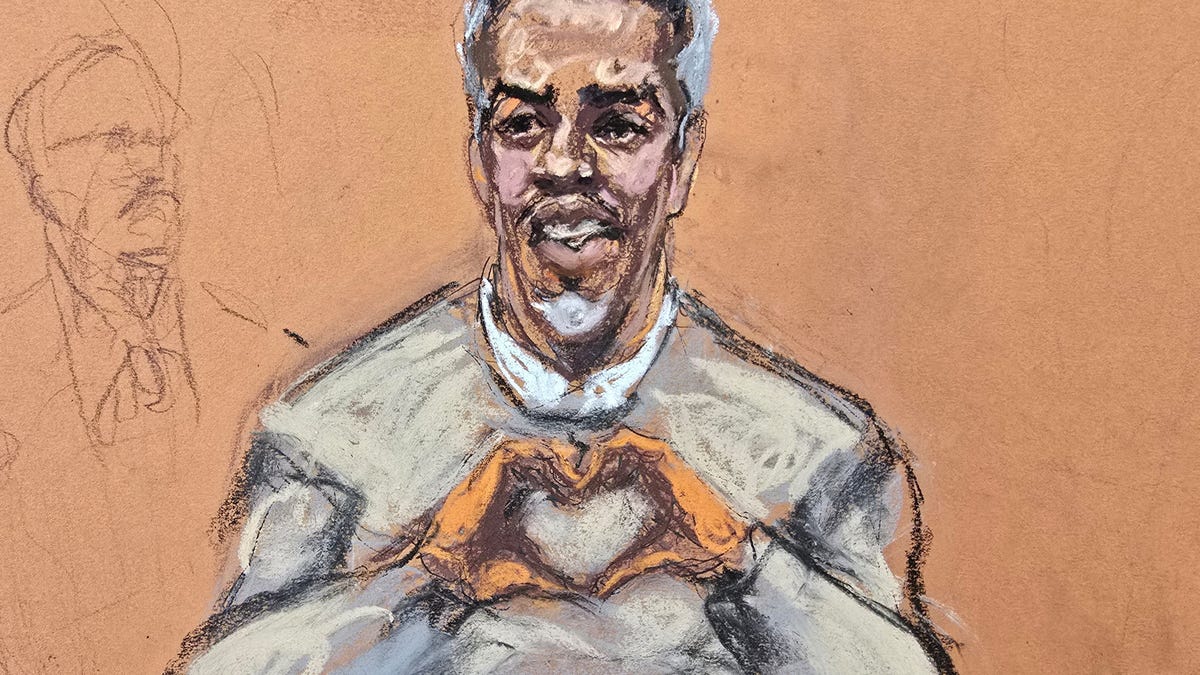 Diddy trial sketches: Internet reacts
